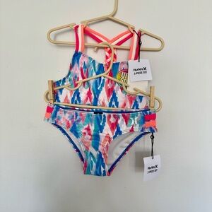 Hurley‎ Kids' Multicolor Two-Piece Swimsuit